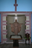 Einladender Christus unter der Empore